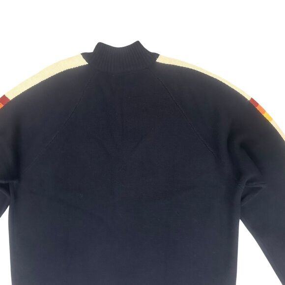 Marine Layer Sweater Mens XL Quarter Zip Pullover Wool Blend Archive Armas Navy - Picture 10 of 11